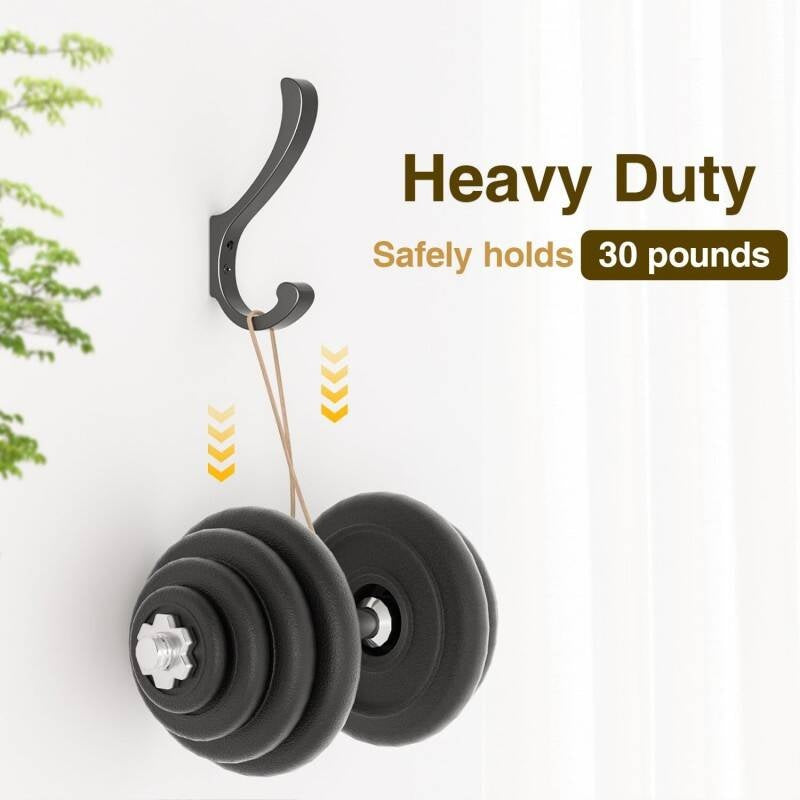 Metal coat hooks for jackets bags and everyday accessories