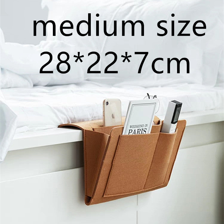 Space-saving bed storage organiser for dorm rooms and bedrooms
