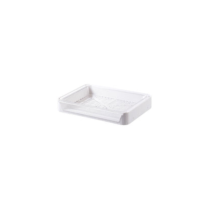 Plastic kitchen rack with draining basket for fresh produce