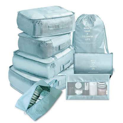 Polyester travel storage bags for clothing and underwear