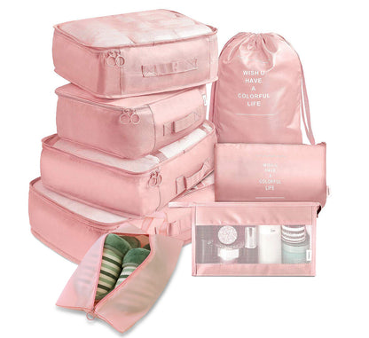 Packing cubes for separating clothes shoes and travel essentials