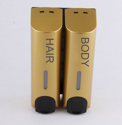Refillable 350ml liquid dispenser for soap shampoo and body wash