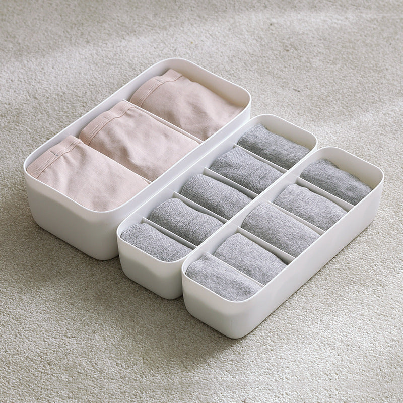 Multi-compartment storage for bras socks and small accessories