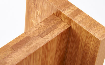 Wooden magnetic holder for organised countertop knife storage