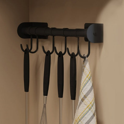 Multi-tier kitchen drying rack with utensil storage