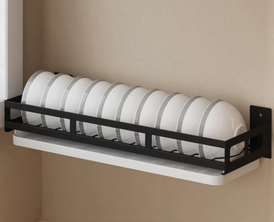 Black corner dish drying rack for countertop kitchen storage