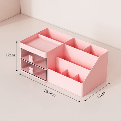 Plastic drawer organiser for makeup skincare and jewellery
