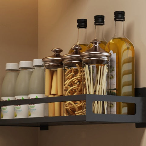 Kitchen corner organiser with dedicated cutlery and knife storage