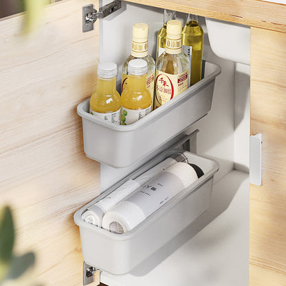 PP storage rack for kitchen and bathroom sink areas