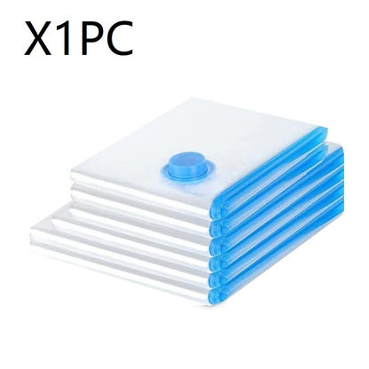 Vacuum compression bags for bulky blankets and duvets