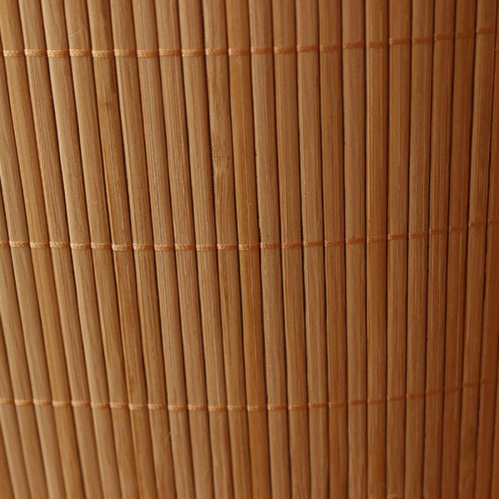 Foldable bamboo storage basket with lid and fabric liner