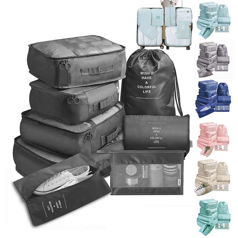 Polyester travel storage bags for clothing and underwear