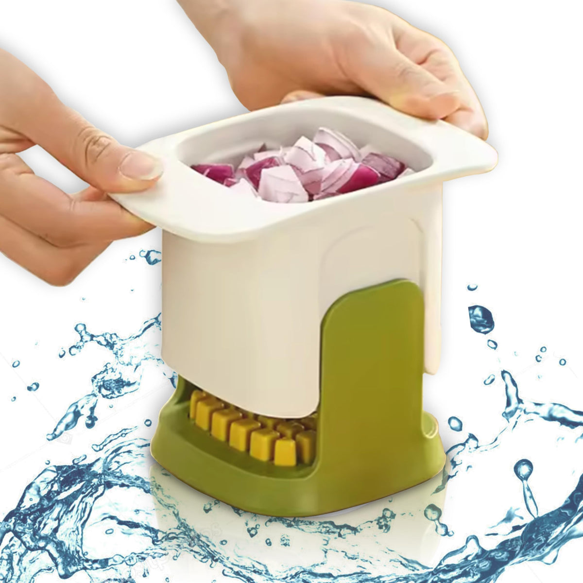Multi-purpose fruit and vegetable slicer cup for food preparation