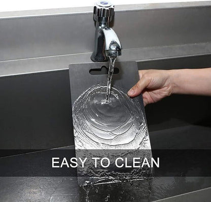 Reversible stainless steel cutting board for food preparation