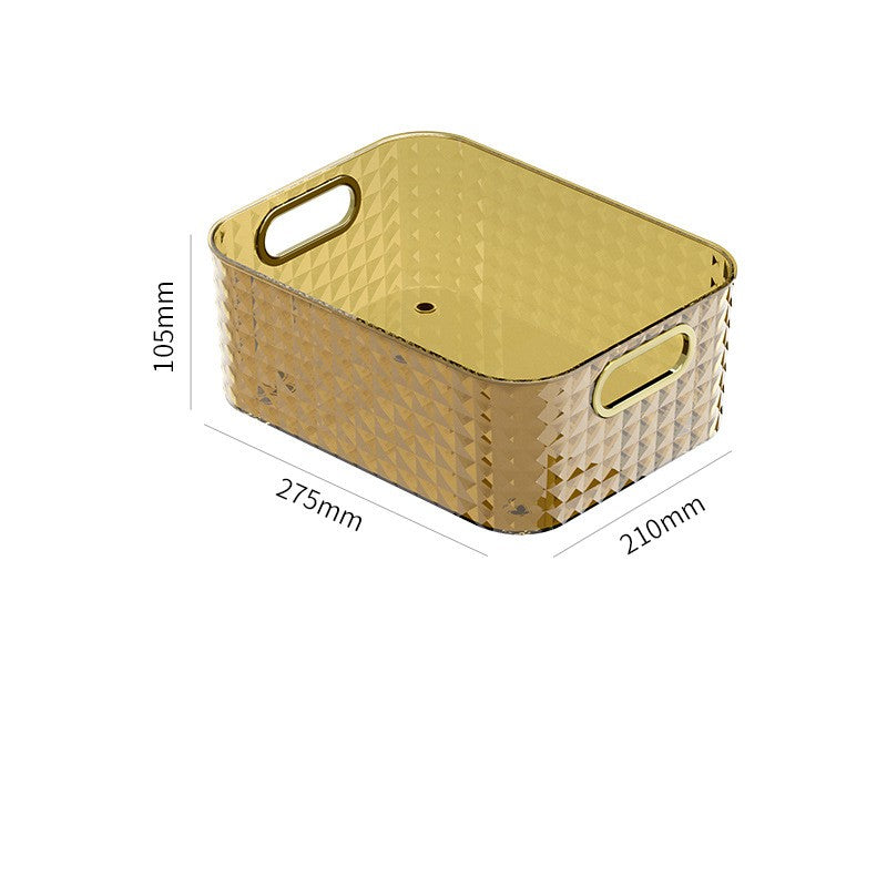 Clear multi-purpose organiser for kitchen bathroom and bedroom storage